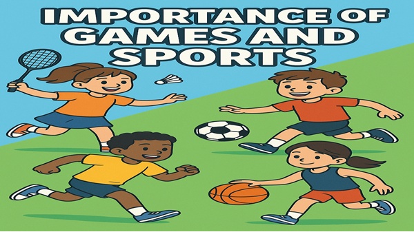 Write an email to your friend describing about the importance of games and sports
