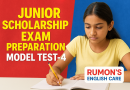Junior Scholarship Exam Preparation Model Test-4