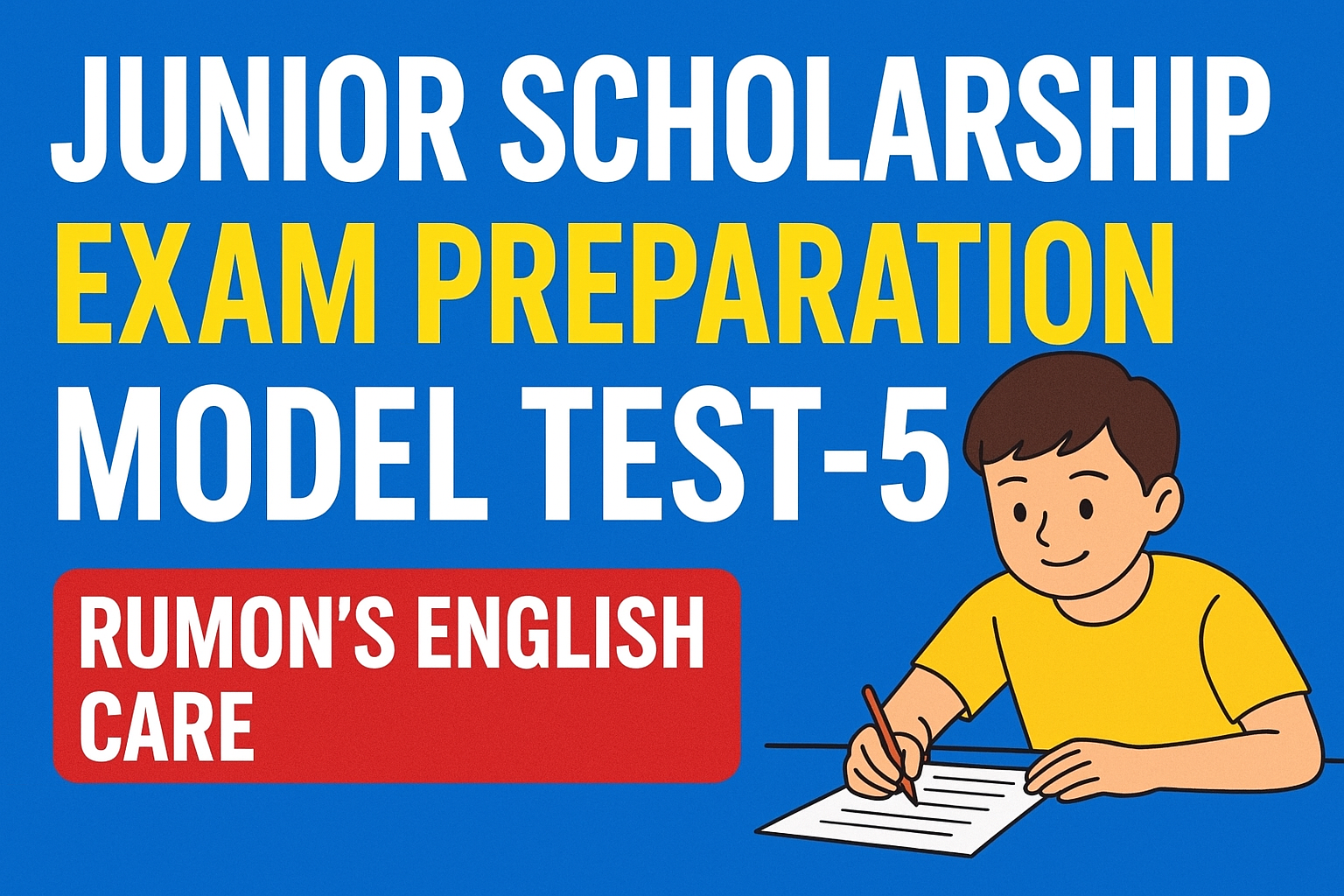 Junior Scholarship Exam Preparation Model Test-5