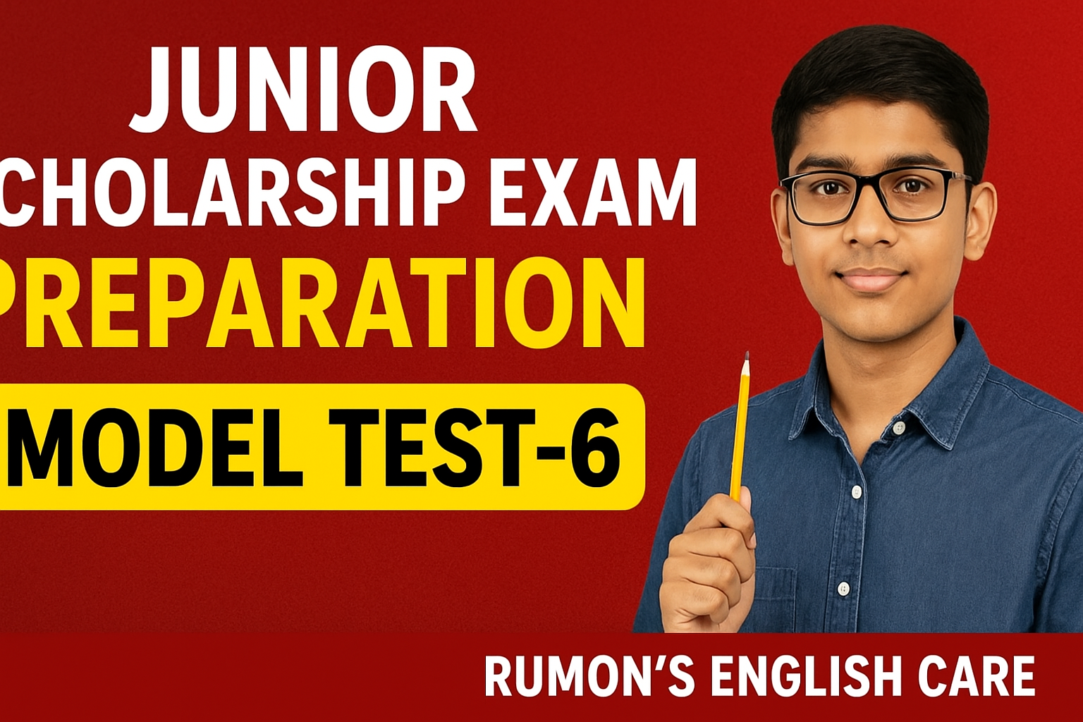 Junior Scholarship Exam Preparation Model Test-6