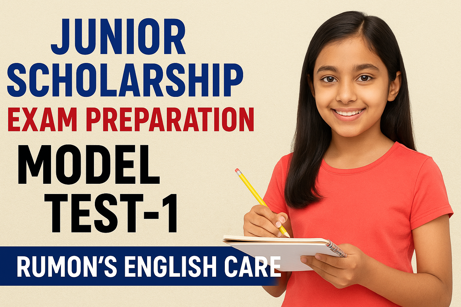 Junior Scholarship Exam Preparation Model Test-1