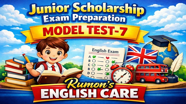 Junior Scholarship Exam Preparation Model Test-7
